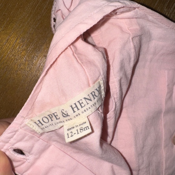 Hope & Henry Pink Eyelet Dress - Picture 3 of 3